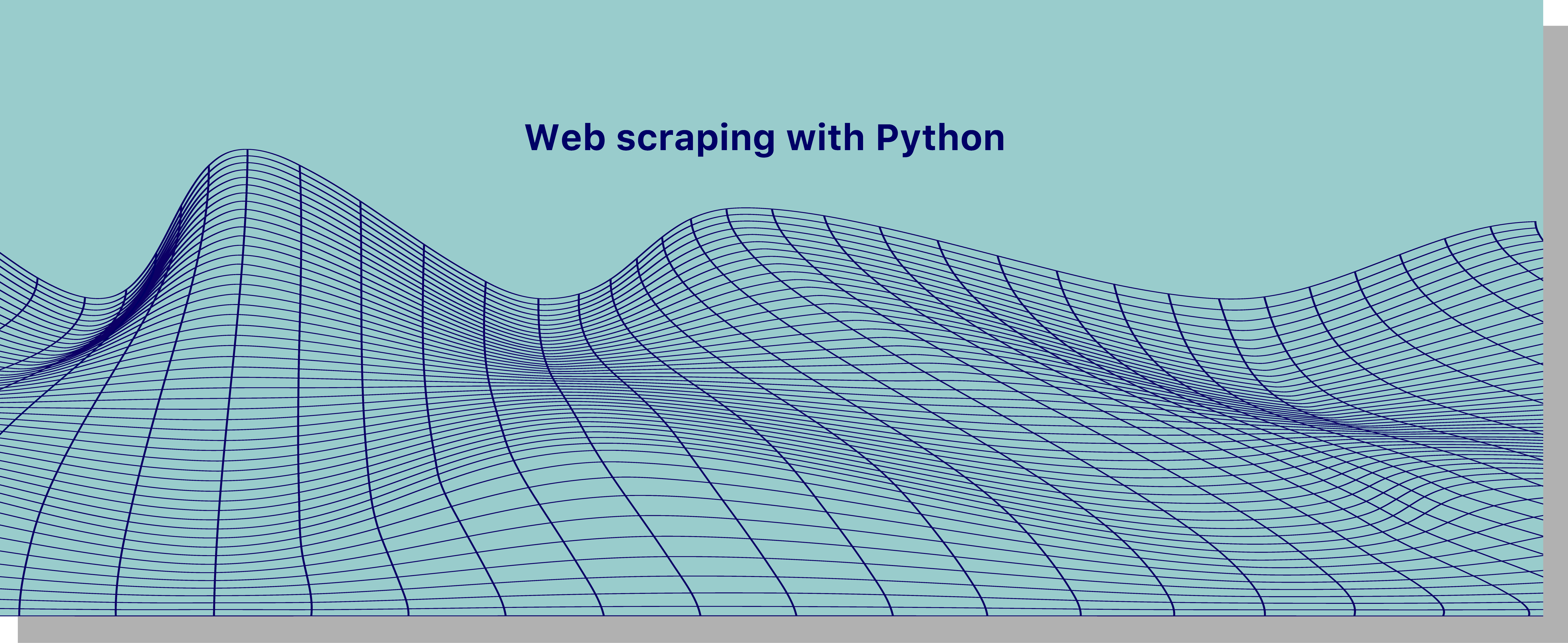 web scraping with python